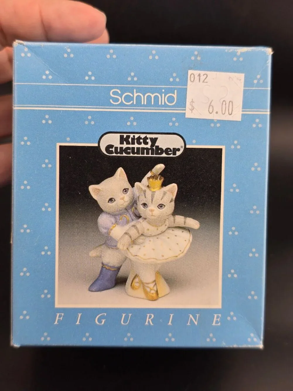 Kitty Cucumber & Albert Swan Lake Ballet Cats Schmid 1990 Annual Collectible